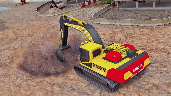 Excavator Crane Driving Sim