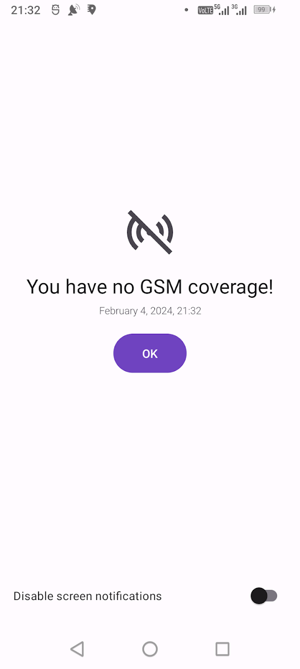 GSM Signal Monitor & SIM Info