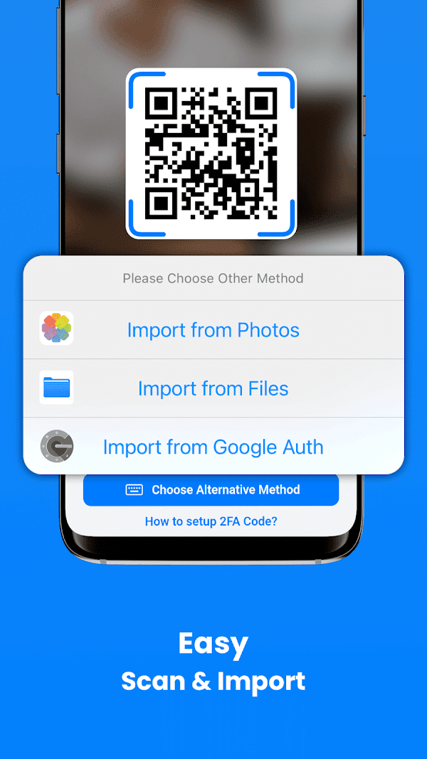 Authenticator App: 2FA/MFA/OTP