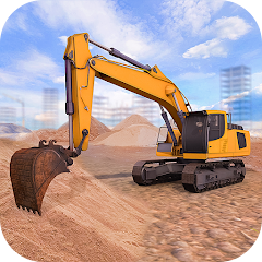 Excavator Crane Driving Sim