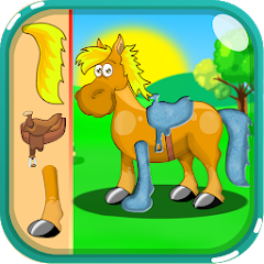 Animals puzzles for kids