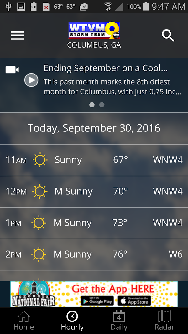 WTVM Storm Team 9 Weather