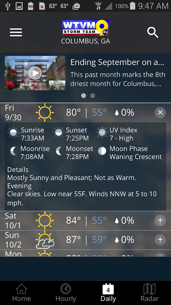 WTVM Storm Team 9 Weather