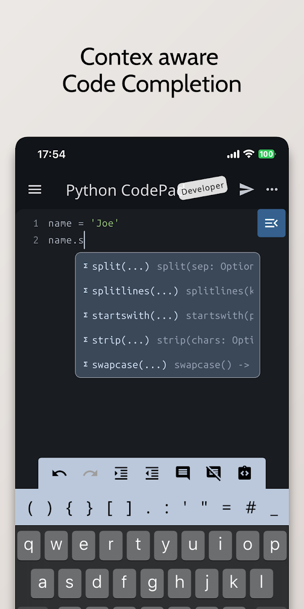 Python Code-Pad - Compiler&IDE