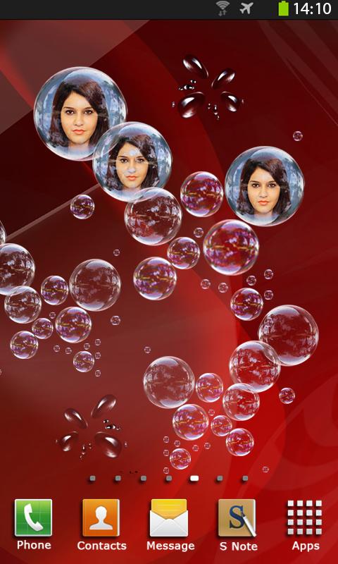 Photo Bubbles Live Wallpaper