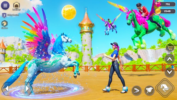 My Flying Unicorn Horse Game