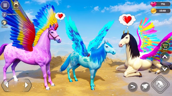 My Flying Unicorn Horse Game