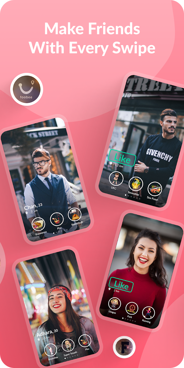 Foobee: Swipe & Share Stories