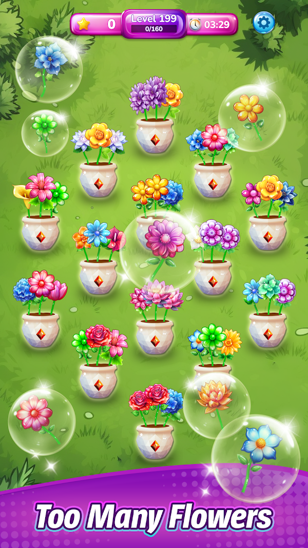 Sorting Flower Game