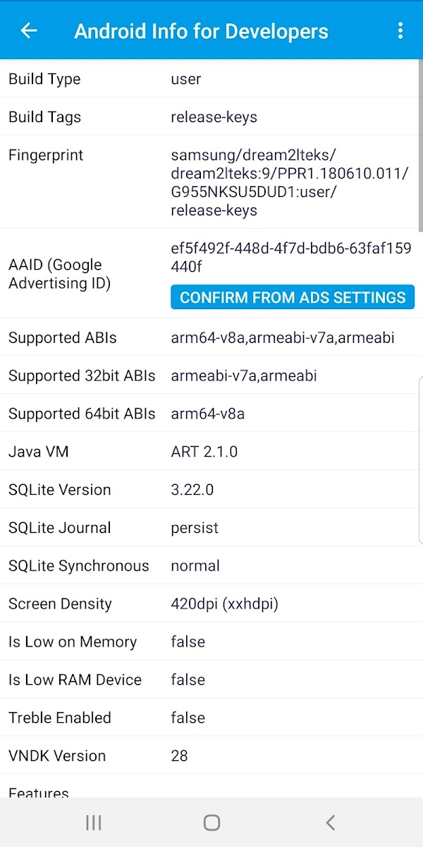 Android System Info