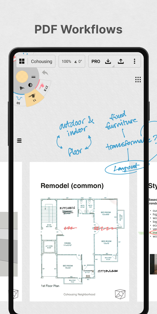 Concepts: Sketch, Note, Draw