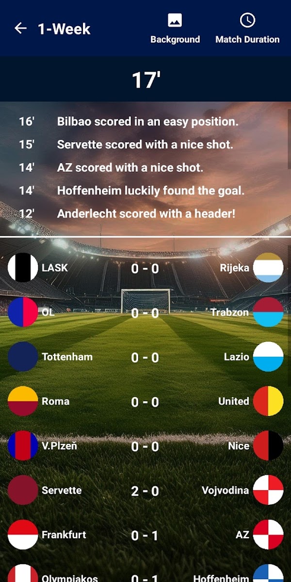 Europa Football Calculator 24