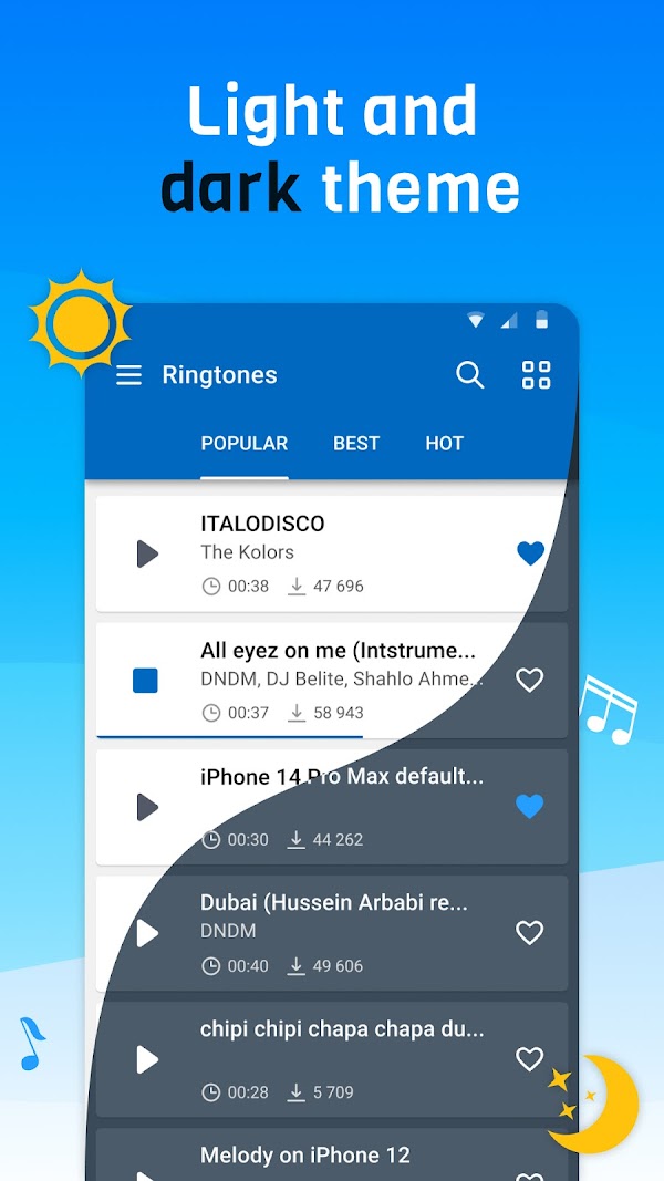 Music Ringtones & Alarm Sounds