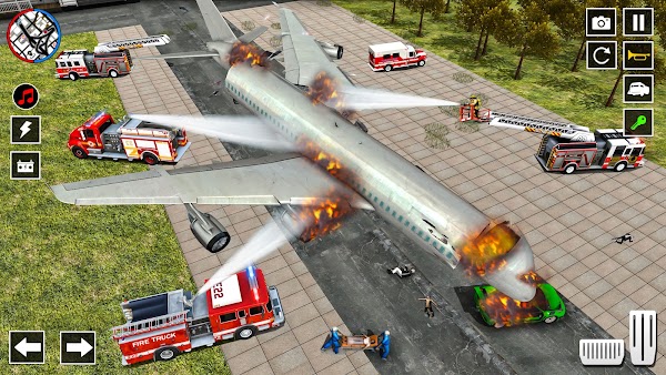 Fire Truck Game: Rescue Sim