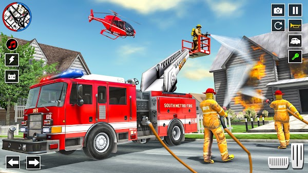 Fire Truck Game: Rescue Sim