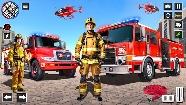 Fire Truck Game: Rescue Sim