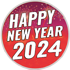 Happy New Year 2024 Stickers