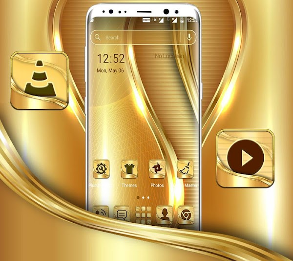 Golden Launcher Theme