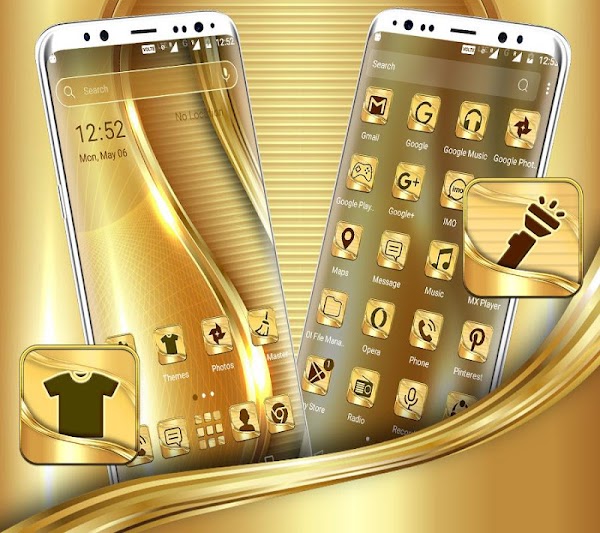 Golden Launcher Theme