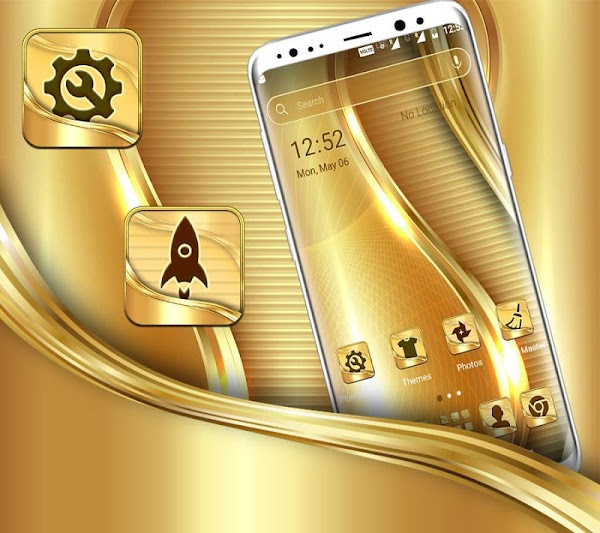 Golden Launcher Theme