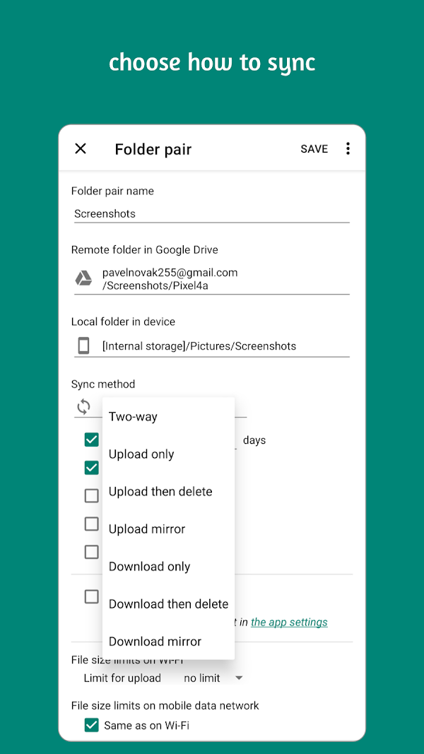 Autosync - File Sync & Backup