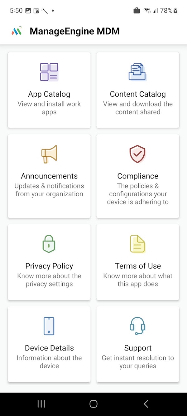 ManageEngine MDM