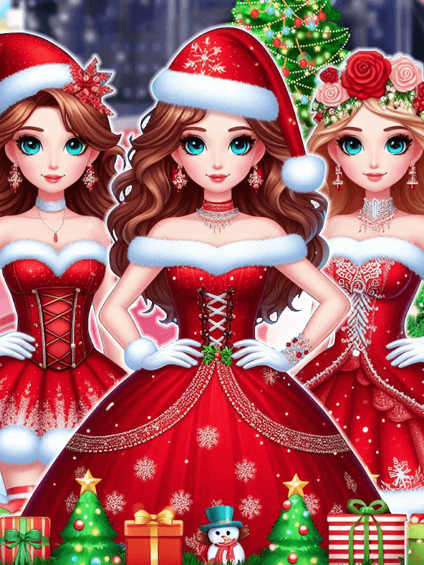 Christmas Dress Up Makeup Game