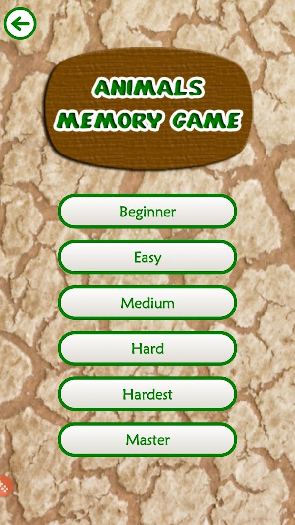 Animals Memory Game