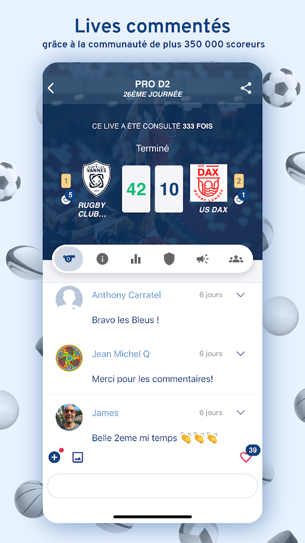 Score'n'co - Le sport en live