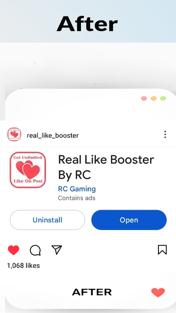 RC Real Like Follower Booster