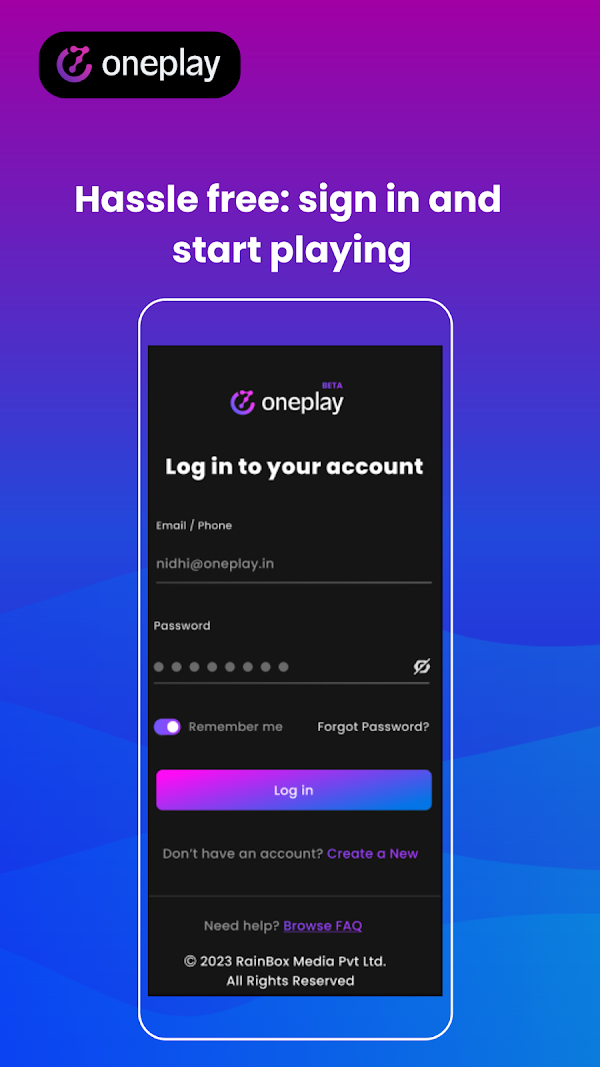 OnePlay Cloud Gaming