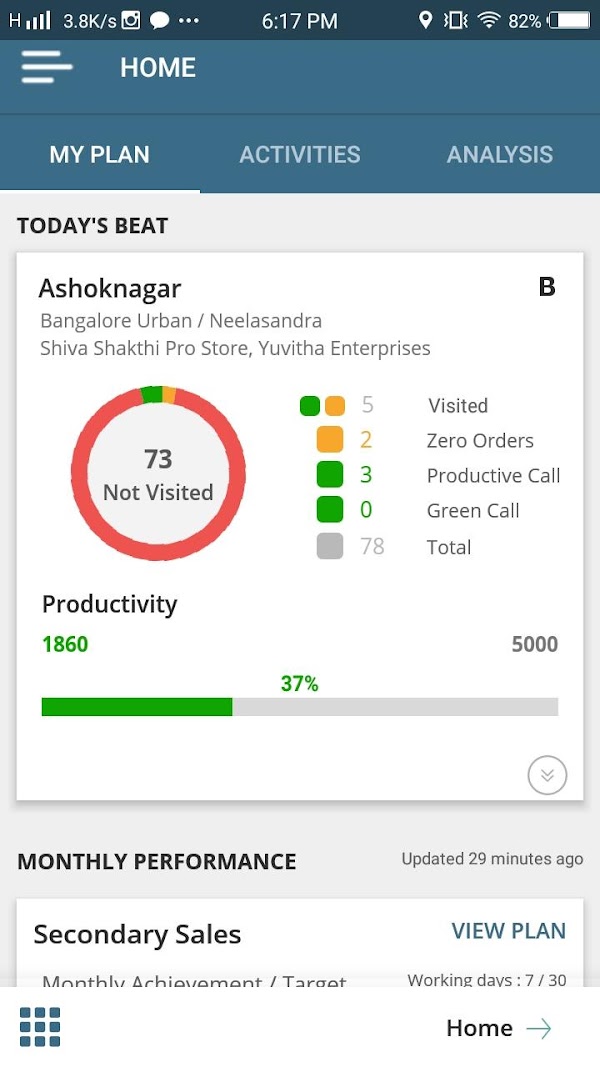 Sales Diary - FMCG - CPG