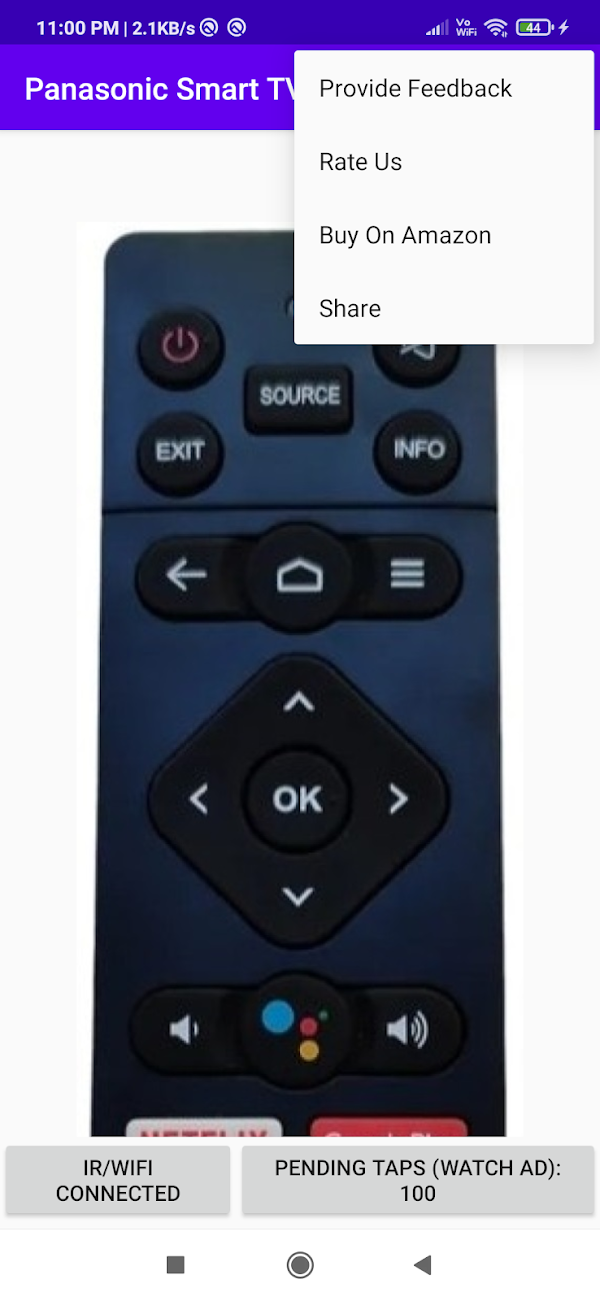 Panasonic Smart TV Remote App