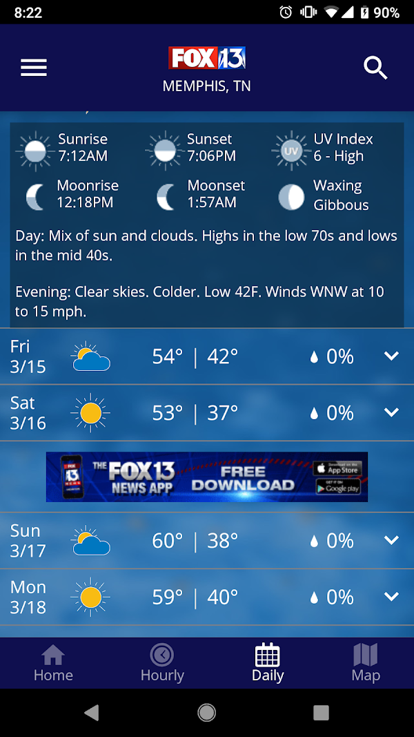 FOX13 Weather App