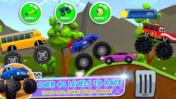 Monster Trucks Game for Kids 2