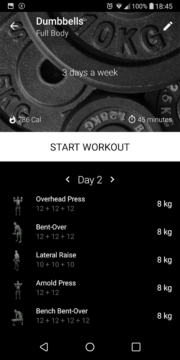 Dumbbell Home Workout