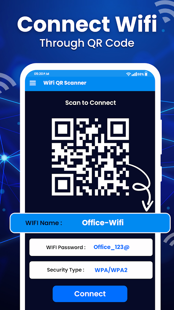 Wifi QR Code- Password Scanner