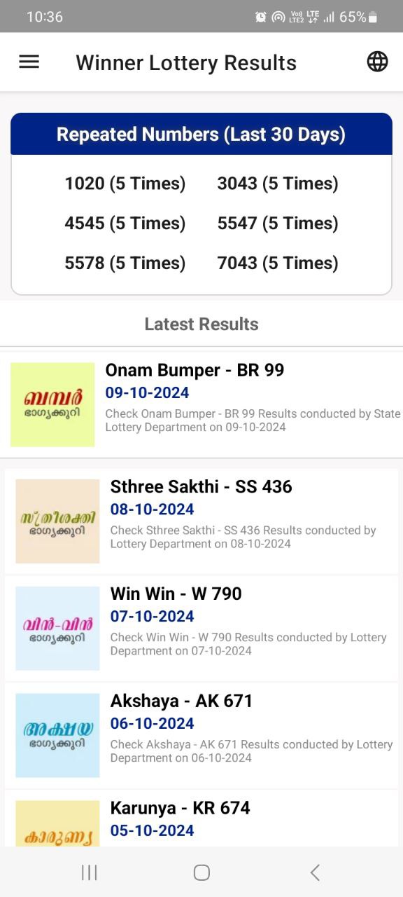 Winner: Live Lottery Result