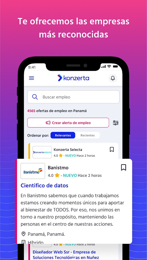 Konzerta: búsquedas de empleo