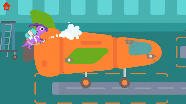 Dinosaur Airport Game for kids