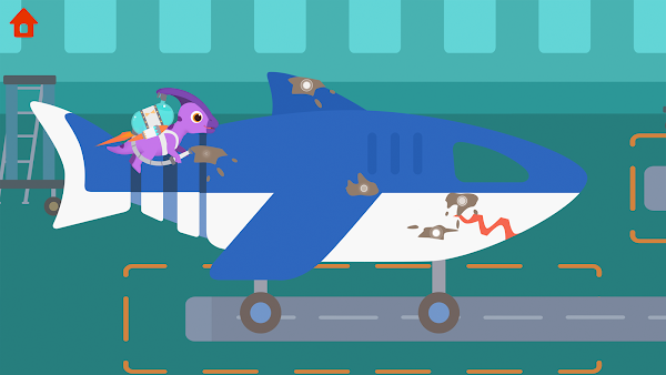 Dinosaur Airport Game for kids