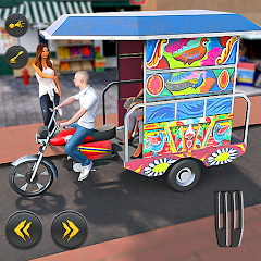 Tuk Tuk Auto Rickshaw Game 3d