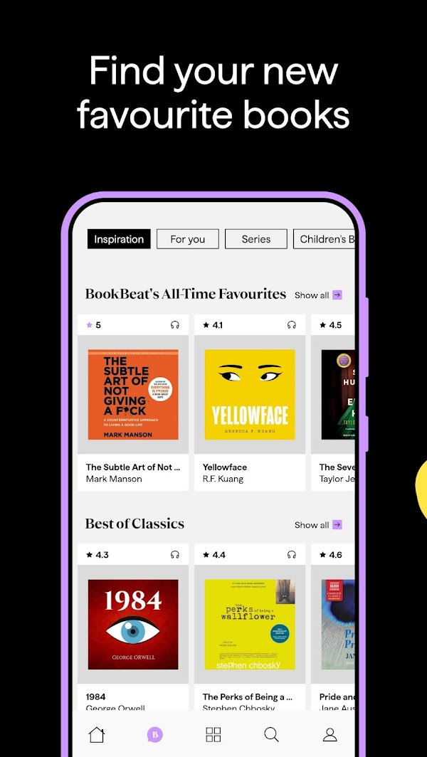 BookBeat Audiobooks & E-books