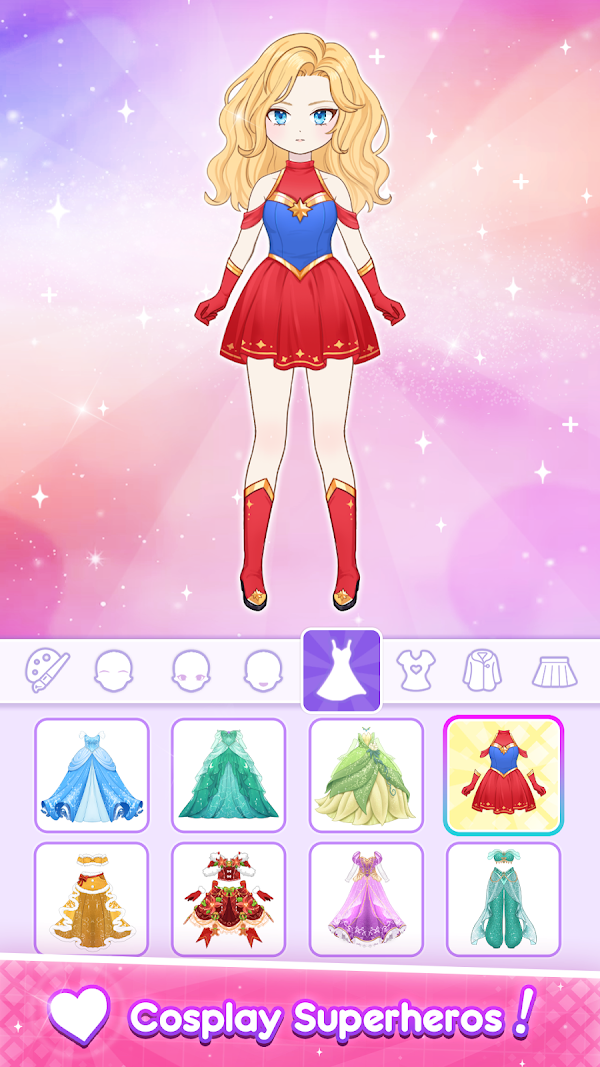 Anime Dress Up - Doll Dress Up