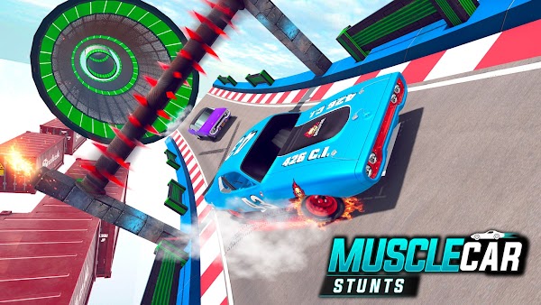 Muscle Car Stunts - Ramp Car