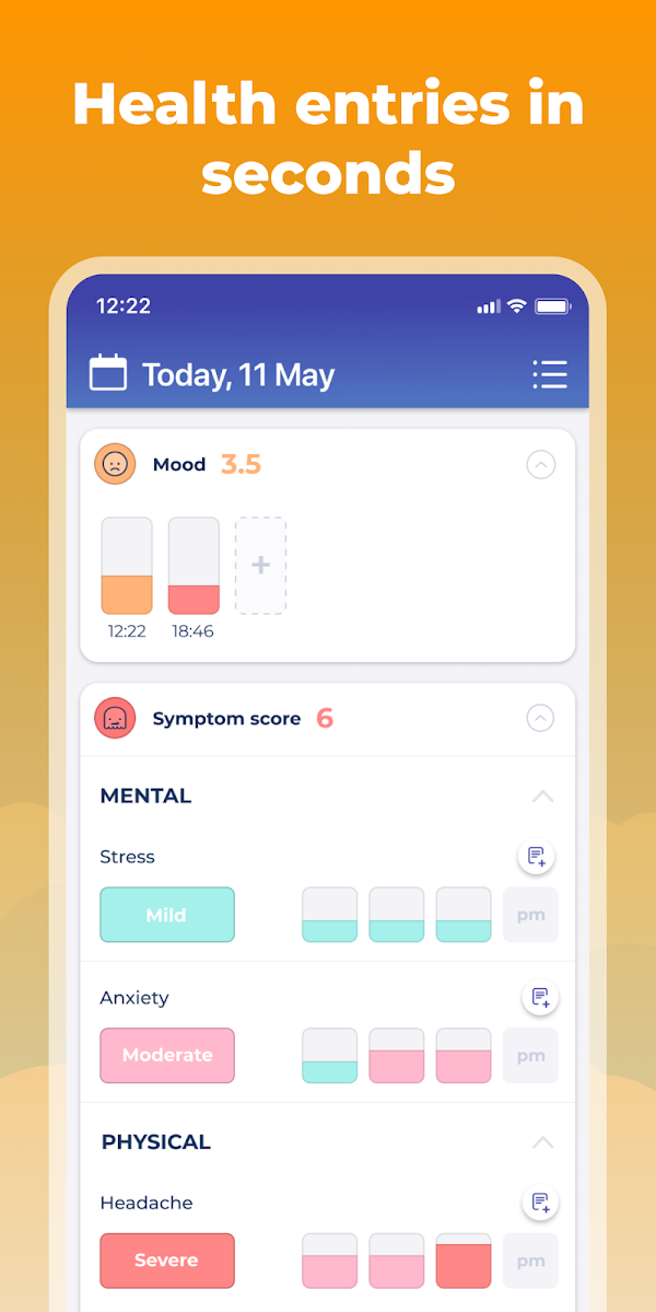 Symptom & Mood Tracker