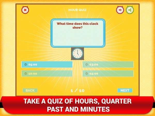 Learning Clock Math Time Game