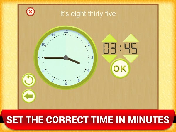 Learning Clock Math Time Game