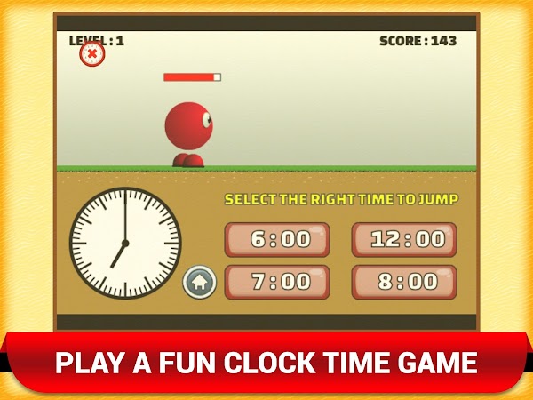 Learning Clock Math Time Game