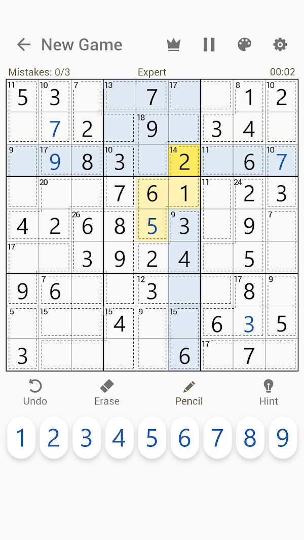 Killer Sudoku - Sudoku Puzzles